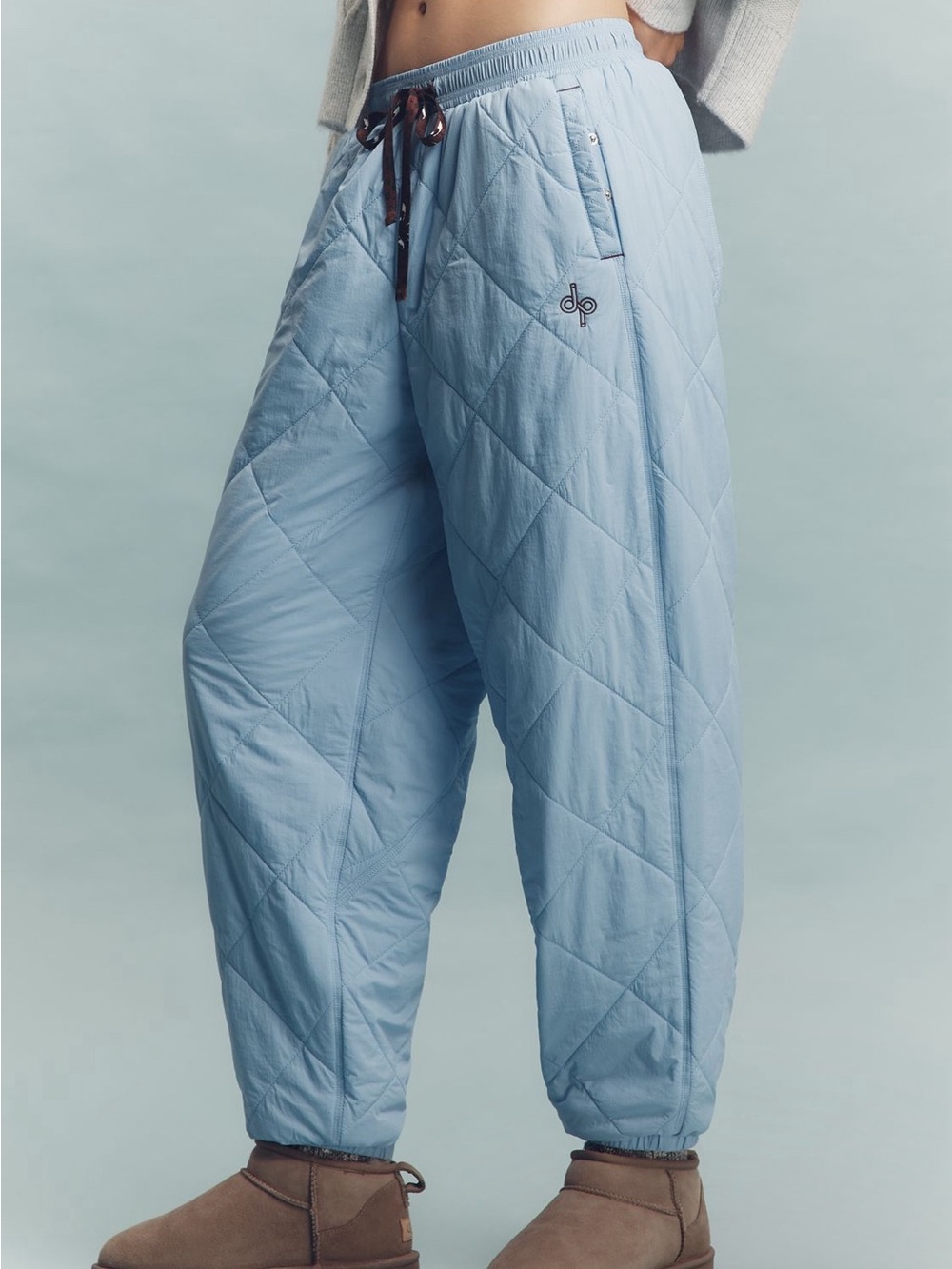 Daily Practice Quilted Bomber Drawstring Pants.